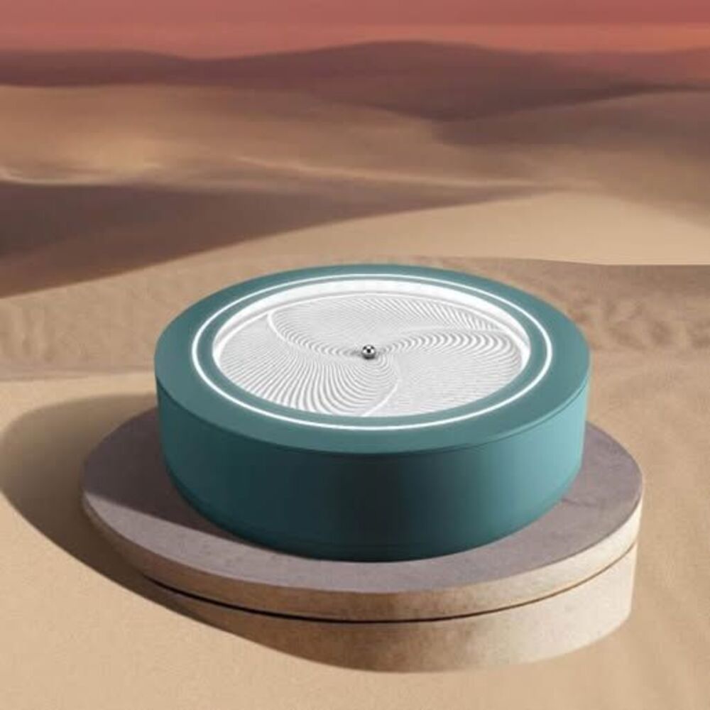 Homedics 11” Drift Sandscape, Compact Size, Zen Garden, Meditation Accessories,